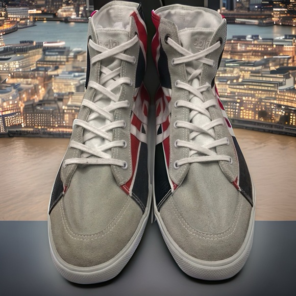 Gola canvas & suede high-tops - special Union Jack edition - awesome - Picture 4 of 10
